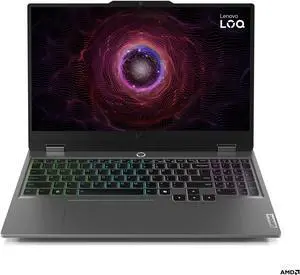 Lenovo LOQ 15ARP9 Laptop (2024) | 15.6" 1920x1080 FHD | Ryzen 7 - 7435HS - 2TB SSD Hard Drive - 48GB RAM - Nvidia GeForce RTX 4060 Ti | 8 cores @ 4.5 GHz - 8GB GDDR6 Win 11 Pro Silver