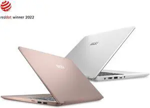 MSI Modern 14 C12M Laptop (2022) | 14" 1920x1080 FHD | Core i3 - 1215U - 512GB SSD Hard Drive - 8GB RAM | 6 cores @ 4.4 GHz Win 11 Pro Black