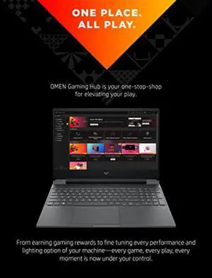 HP Victus 15-fa0000 Laptop (2023) | 15.6" 1920x1080 FHD | Core i5 - 12450H - 2TB SSD Hard Drive - 48GB RAM - Nvidia GeForce GTX 1650 | 8 cores @ 4.40 GHz - 4GB GDDR5 Win 11 Home Black