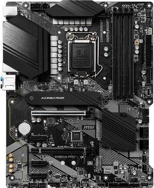 MSI Z490-A PRO Intel Z490 1200 LGA ATX M.2 Desktop Motherboard A