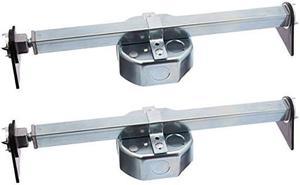 Lighting 0110000 Saf-T-Brace for Ceiling Fans, 3 Teeth, Twist and Lock - 2 Pack
