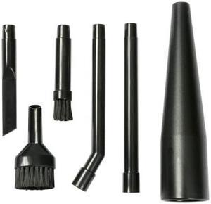 Multi-Fit Wet Dry Vacuum Accessories VT1215 Vacuum Micro Cleaning Kit Vacuum Attachments For Compact Wet Dry Shop Vacuum, Black, 1-(Pack),6