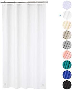 Shower Curtain, 36 x 72 Inches EVA 8G Shower Curtain with Heavy Duty Stones and 6 Grommet Holes, Waterproof Thick Bathroom Shower Curtains-Frosted