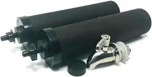 DOT-SS UNIVERSAL-SPIGOT High Performance Carbon Block Filters, Standard, STAINLESS STEEL UPGRADE BUNDLE
