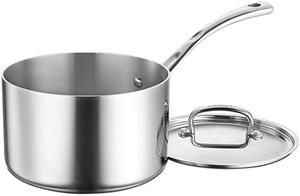 FCT19-18 French Classic Tri-Ply Stainless 2-Quart Saucepot with Cover
