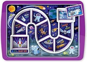 Fred Dinner Kids Food Tray, Standard, Outer Space
