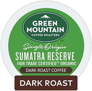 Sumatra Reserve, Single-Serve Keurig K-Cup Pods, Dark Roast Coffee, 72 Count