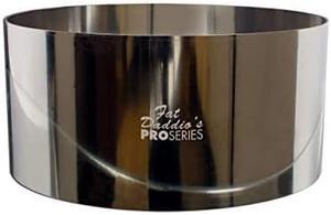 Stainless Steel Round Cake & Pastry Ring, 6 x 3 Inch