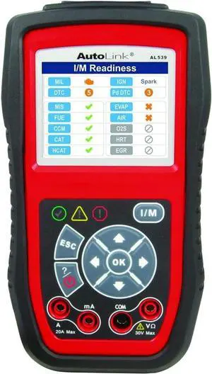 Autel AL539 OBD2 Scanner Code Reader Electrical Test Tool with AVOmeter Function (Upgraded Version of AL519)