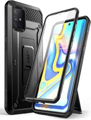 SUPCASE Unicorn Beetle Pro Series Designed for Samsung Galaxy A51 5G Case [Not Fit Galaxy A51 4G Version], Full-Body Rugged Holster & Kickstand Case with Built-in Screen Protector (Black)