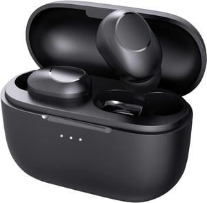 Wireless Earbuds, Haylou Bluetooth Earphones with Low-Lantecy Game Mode，Built-in Mic Headset with Wireless Charging Case, Clear Sound, in-Ear Stereo Headphones for Work, Home Office