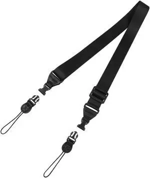 Adjustable Shoulder Strap Multifunctional Neck Strap Replacement for iPad Case Tablet Case Shoulder Messenger Bags Luggage Nylon Black 35.4-61