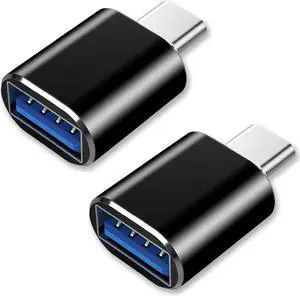 USB C to USB Adapter (2 Pack) USB C Male to USB 3.0 Female Adapter, USB Type-C OTG Adapter Compatible with MacBook Pro iMac iPad Pro and Other Type C Thunderbolt 3 Devices USB C to USB Adapter (2 Pack) USB C Male to USB 3.0 Female Adapter, USB Type-C OTG Adapter Compatible with MacBook Pro iMac iPad Pro and Other Type C Thunderbolt 3 Devices