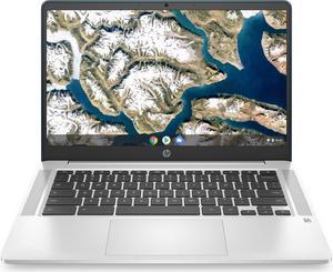 HP Chromebook 14ana0072tg 14 HD Touch 11 GHz up to 33 GHz 4 GB DDR4 2400 MHz RAM 64 GB eMMC Microedge Bluetooth 5 Intel UHD Graphics 605 Chrome OS