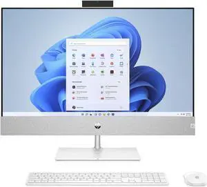 HP PAVILION 27" FHD IPS AMD Ryzen 3 5425U 2.7 GHz up to 4.1 GHz 8GB DDR4 256GB SSD AMD Radeon Graphics Windows 11 Home All-in-One Desktop, White - 4N425AV-E021 HP PAVILION 27" FHD IPS AMD Ryzen 3 5425U 2.7 GHz up to 4.1 GHz 8GB DDR4 256GB SSD AMD Radeon Graphics Windows 11 Home All-in-One Desktop, White - 4N425AV-E021