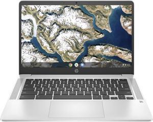 HP Chromebook 14a-na0200nr 14" HD Anti-Glare Intel Celeron N4120 1.10GHz up to 2.60GHz Intel UHD Graphics 600 4GB LPDDR4-2400 MHz RAM 64GB eMMC Chrome OS 60F57UA, B Grade