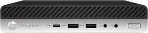 HP ProDesk 600 G4 Mini Desktop Intel Core i5-8500T 2.10GHz up to 3.50GHz, 6 cores Intel UHD Graphics 630 8GB DDR4-2666 RAM 256GB SSD Windows 10 Pro Black - 5FU32UC