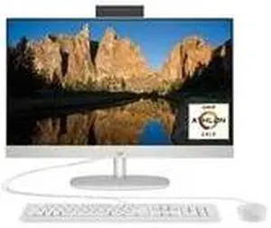 HP 24-cr0046 23.8" FHD All-In-One Desktop AMD Athlon Gold 7220U, Dual-core 2.4GHz up to 3.7 GHz 4GB DDR4-3200 MHz RAM 256GB SSD AMD Radeon Graphics Windows 11 Home - 7L018AA