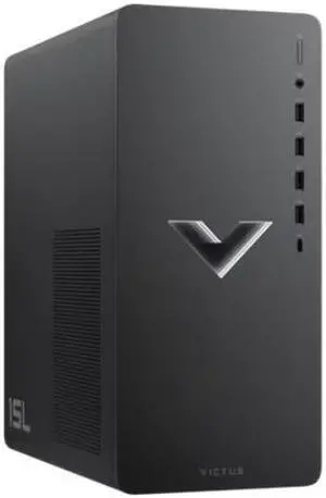 HP Victus 15L TG02-1000 Intel Core i5-13400 1.80 GHz up to 4.6 GHz 8GB DDR4 256GB SSD Intel Arc 380 Graphics Windows 11 Home Gaming Desktop, Mica Silver - 6V9T6AV-V116