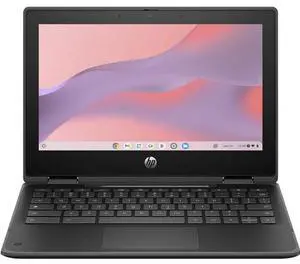 HP Fortis x360 G5 11.6" Intel Processor N100 0.7 GHz up to 3.4 GHz 4GB RAM 32GB eMMC Intel UHD Graphics ChromeOS Laptop, Black - 9R393UT