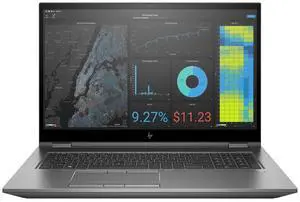 HP ZBook Fury 17 G7 Mobile Workstation 17.3" FHD IPS Intel Core i9-10885H 2.4 GHz 64GB DDR4 256GB SSD Intel UHD Graphics Webcam, Windows 11 Pro Laptop, Gray - 346G4UC-I001