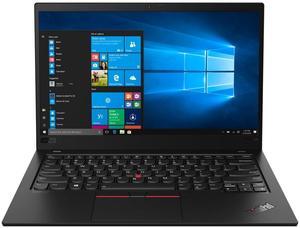 Lenovo ThinkPad X1 Carbon 7th 14" FHD IPS Intel Core i7-8665U 1.90 GHz up to 4.80 GHz 16GB DDR4 256GB SSD Intel UHD Graphics Backlit KB, Windows 11 Pro Laptop, Black - 20QES1NX00-I704