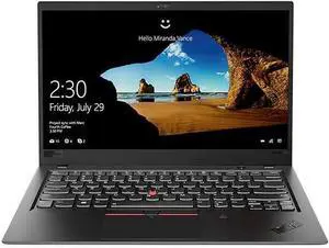 Lenovo ThinkPad X1 Carbon G6 14" WQHD Intel Core i5-8350U 1.70GHz up to 3.60GHz 8GB DDR4 256GB SSD Intel UHD Graphics 620 Windows 11 Pro Laptop, Black - 20KGS3X61L-I701