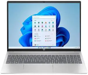 HP Pavilion 16-ag0003ca 16" 2K IPS AMD Ryzen 5 8540U 3.5 GHz up to 4.9 GHz 16GB 512GB PCIe Gen4 NVMe M.2 SSD AMD Radeon Graphics Windows 11 Home Laptop, Silver - A02P6UA