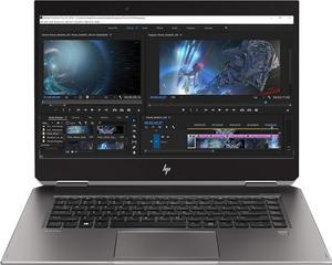HP ZBook Studio x360 G5 15.6" FHD IPS Intel Core i7-9750H 2.6 GHz up to 4.5 GHz 16GB DDR4 512GB SSD Intel UHD Graphics 630 Backlit KB, Windows 11 Pro Laptop, Gray - 7UH36AV-I203
