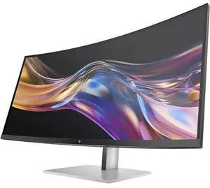 HP Series 7 Pro 738pu 37.5" WQHD+ Curved Monitor Thunderbolt 4, 21:9, 1600p, 5 ms GtG, 2000:1, HDMI & DisplayPort, USB-C/A, Swivel, Tilt & Height Adjustment - 8K167AA