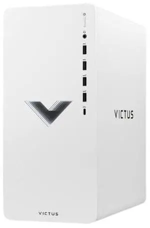 HP Victus 15L TG02-2000T Intel Core i5-14400F 1.8 GHz up to 4.7 GHz 16GB DDR4 512GB PCIe NVMe M.2 SSD Intel Arc 380 Windows 11 Home Gaming Desktop, White - 8S0B5AV-V021