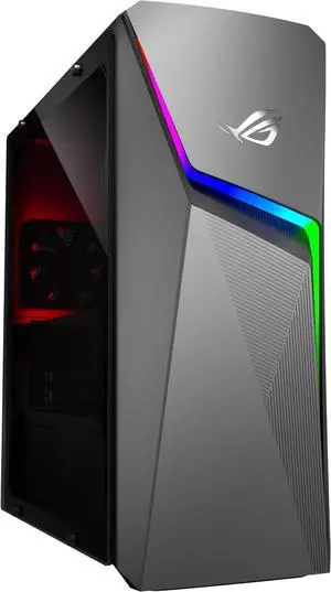 ASUS ROG Strix G10DK AMD Ryzen 5 3600X 3.8 GHz up to 4.4 GHz 12GB DDR4 512GB SSD GeForce GTX 1660 Ti Windows 11 Home Gaming Desktop, Gray - G10DK-BSR56XTI-CB