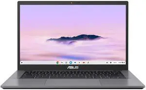 ASUS Chromebook Plus CX3402CB 14" FHD Touch Intel Core i3-1215U 1.20 GHz up to 4.40 GHz 8GB 128GB UFS Intel UHD Graphics ChromeOS Laptop, Rocky Grey - CX3402CBA-WS388T-GR