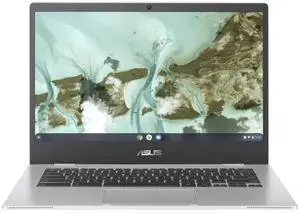 ASUS Chromebook CX1 14" Intel Celeron N4500 1.1 GHz up to 2.8 GHz 4GB RAM 64GB eMMC Intel UHD Graphics ChromeOS Laptop, Silver - CX1400CKA-DB44