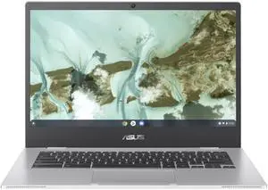 ASUS Chromebook CX1 14" FHD Intel Celeron N4500 1.1 GHz up to 2.8 GHz 8GB RAM 64GB eMMC Intel UHD Graphics ChromeOS Laptop, Silver - CX1400CKA-DB84F