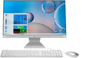 Asus V241EA-RB001 23.8" FHD All-in-One Desktop Intel Pentium Gold 7505 2.00 GHz up to 3.50 GHz Intel UHD Graphics 4GB DDR4 256GB SSD Windows 11 Home