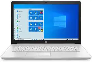 HP 17-by4083st 17.3" Intel Core i3-1115G4 3.0 GHz up to 4.1 GHz 8GB DDR4 128GB PCIe NVMe TLC M.2 SSD 1TB HDD Intel UHD Graphics  Windows 11 Home Laptop, Silver - 446R8UA