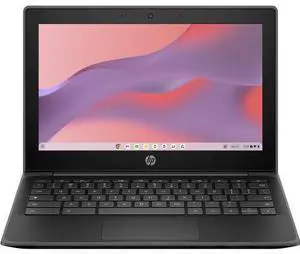 HP Fortis G10 Chromebook 11.6" Intel Processor N100 0.7 GHz up to 3.4 GHz 4GB RAM 32GB eMMC Intel UHD Graphics ChromeOS Laptop, Black - Minor Scratches and Dents