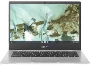 ASUS Chromebook CX1 14.0" Intel Celeron N3350 1.1 GHz up to 2.4 GHz 4GB RAM 64GB eMMC Intel HD Graphics 500 ChromeOS Laptop, Silver - CX1400CNA-DS44