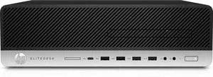 HP EliteDesk 800 G4 SFF Intel Core i5-8500 3.0 GHz up to 4.1 GHz 8GB DDR4-2666 MHz RAM 256GB M.2 SSD Intel UHD Graphics 630 Windows 10 Pro Desktop, Black - 4DP54UT