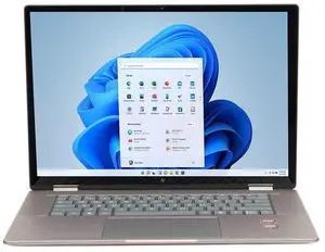 HP Envy x360 16-ad0008ca 16" WUXGA Touch AMD Ryzen 7 8840HS 3.3 GHz up to 5.1 GHz16 GB 1 TB SSD AMD Radeon Graphics Windows 11 Home Laptop, Meteor Silver - 9W3E1UA