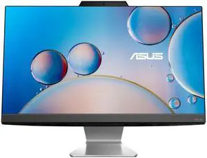 ASUS A3402WB 23.8" FHD Intel Core i7-1255U 1.7 GHz up to 4.7 GHz 16GB DDR4 512GB SSD Intel Iris Xe Graphics Windows 11 Home All-in-One Desktop, Black - A3402WBA-PB704T
