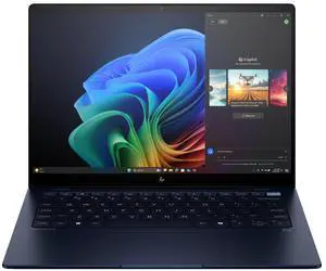 HP EliteBook Ultra G1q8 14" 2.2K Snapdragon X Plus X1P-42-100 3.4 GHz 16 GB 512 GB SSD Qualcomm Adreno Windows 11 Pro Laptop, Atmosphere Blue - B13U3UT-I001