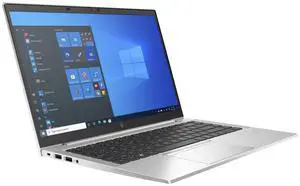 HP EliteBook 845 G8 14" FHD AMD Ryzen 5 PRO 5650U 2.3 GHz up to 4.2 GHz 16 GB DDR4 256 GB SSD AMD Radeon Graphics Windows 11 Pro Laptop, Silver, Minor Scratches and Dents - 5R6C2UC-I003
