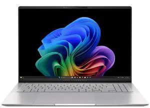 ASUS Vivobook S16 16" OLED Copilot+ PC AMD Ryzen AI 9 365 2.00 GHz up to 5.00 GHz 32GB 1TB SSD AMD Radeon 880M Windows 11 Home Laptop, Silver - M5606WA IS99