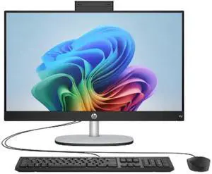 HP 24-CR2000T 23.8" FHD IPS Intel Core Ultra 5 225U 1.5 GHz up to 4.8 GHz 16GB DDR5 1TB SSD Intel Graphics Windows 11 Home All-in-One Desktop, Black - AQ7K3AV-V001