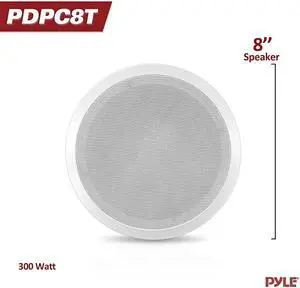 Home PDPC8T InCeiling Enclosed Speaker System with Transformer