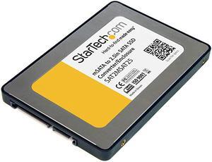 com 25in SATA to Mini SATA SSD Adapter Enclosure Mini PCIe ssd Adapter SATA to mSATA Mini PCIe SATA SAT2MSAT25