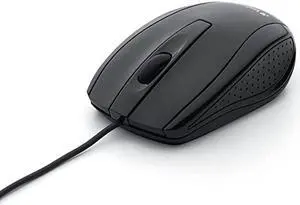 Optical Mouse Wired with USB Accessibility Mac PC Compatible Black