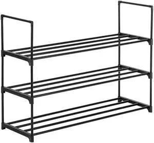 3 Layer Entryway Shoe Rack Shoe Tower Shelf Shoe Storage Organizer
